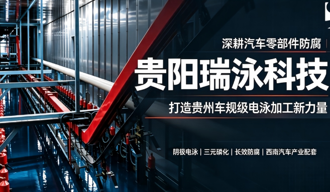 深耕汽车零部件防腐｜贵阳瑞泳科技，构筑西南汽车零部件电泳加工新力量