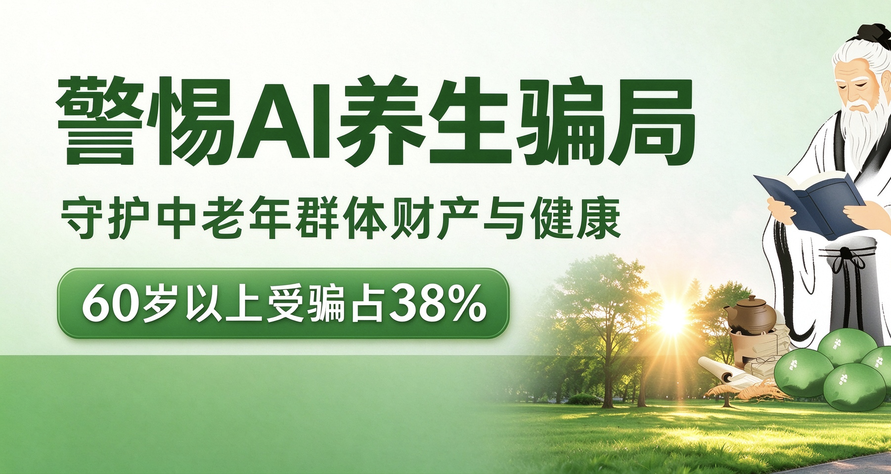 警惕 AI 养生骗局：守护中老年群体财产与健康