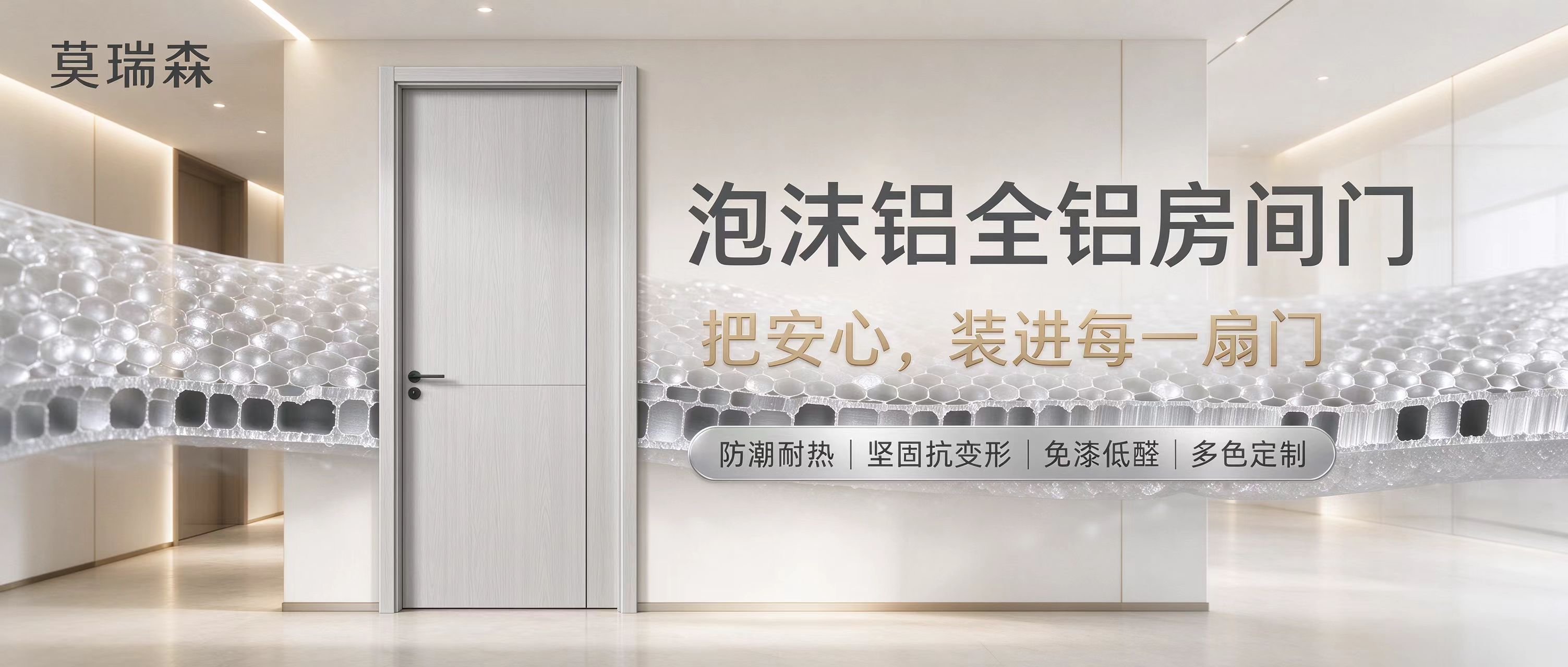 莫瑞森｜泡沫铝全铝房间门
