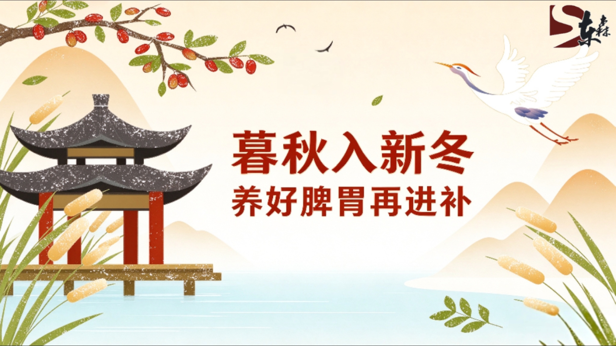 暮秋入新冬，养好脾胃再进补